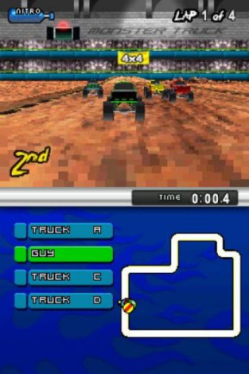 Immagine -5 del gioco ATV Thunder Ridge Riders + Monster Trucks Mayhem per Nintendo DS