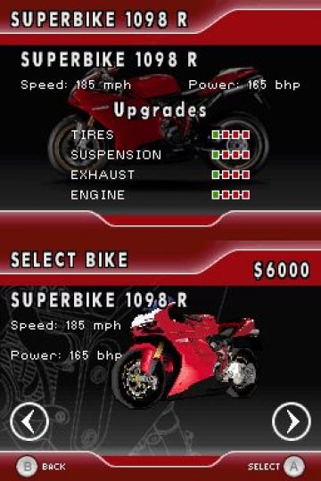 Immagine -13 del gioco Ducati Moto per Nintendo DS
