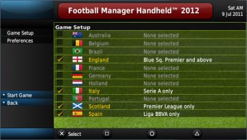 Immagine -7 del gioco Football Manager Handheld 2012 per PlayStation PSP