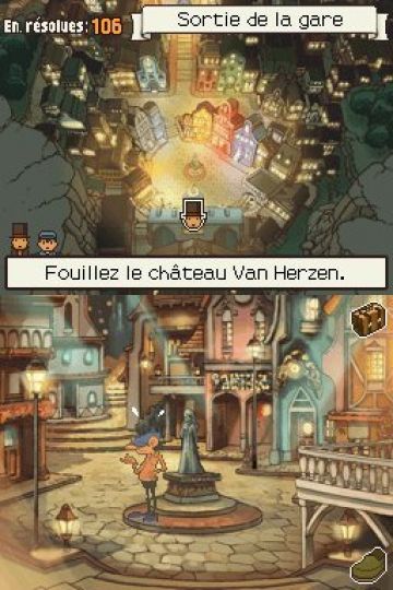 Immagine -9 del gioco Il Professor Layton e lo Scrigno di Pandora per Nintendo DS