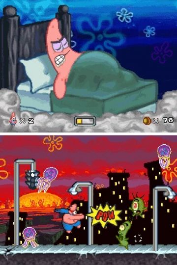 Immagine -1 del gioco SpongeBob SquarePants:La Creatura del Krusty Krab  per Nintendo DS