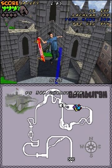 Immagine -1 del gioco Tony Hawk's Downhill Jam per Nintendo DS