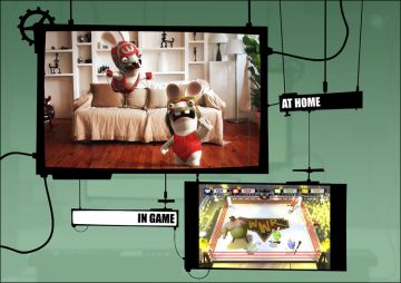 Immagine -9 del gioco Rayman Raving Rabbids: TV Party per Nintendo Wii