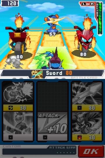 Immagine -12 del gioco Mega Man Star Force 2: Zerker X Ninja per Nintendo DS