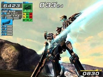 Immagine -5 del gioco Armored Core Formula Front per PlayStation PSP