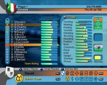 Immagine -2 del gioco Football Manager Campionato 2005 per PlayStation 2