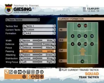 Immagine -8 del gioco Football Manager Campionato 2007 per PlayStation 2