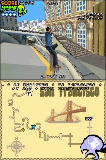 Immagine -8 del gioco Tony Hawk's Downhill Jam per Nintendo DS