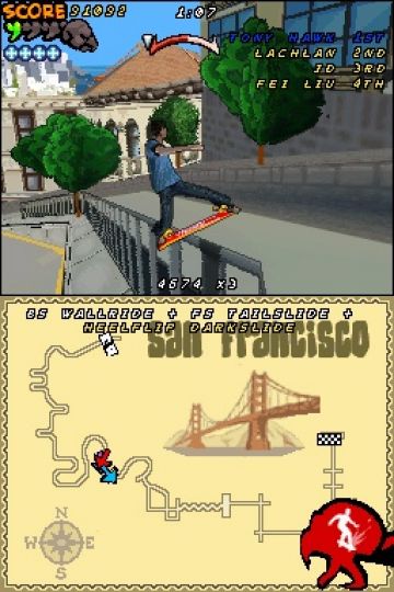 Immagine -14 del gioco Tony Hawk's Downhill Jam per Nintendo DS