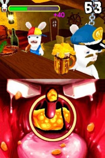 Immagine -16 del gioco Rayman Raving Rabbids 2 per Nintendo DS