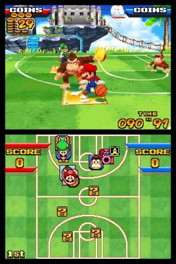 Immagine -2 del gioco Mario Slam Basketball per Nintendo DS