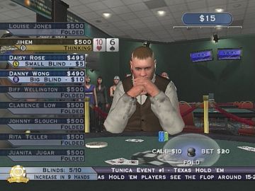 Immagine -5 del gioco World Series of Poker Tournament of Champions 2007 Edition per PlayStation 2