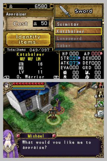 Immagine -3 del gioco Dungeon Explorer: Warriors of Ancient Arts per Nintendo DS
