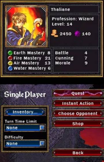 Immagine -4 del gioco Puzzle Quest: Challenge of the Warlords per Nintendo DS