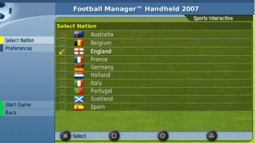 Immagine -1 del gioco Football Manager Handheld 2007 per PlayStation PSP