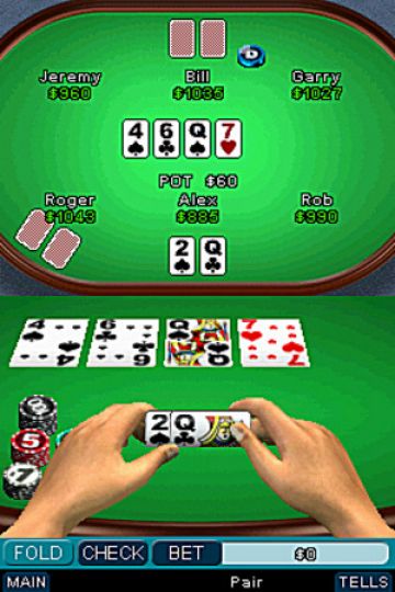 Immagine -2 del gioco Texas Hold 'Em per Nintendo DS
