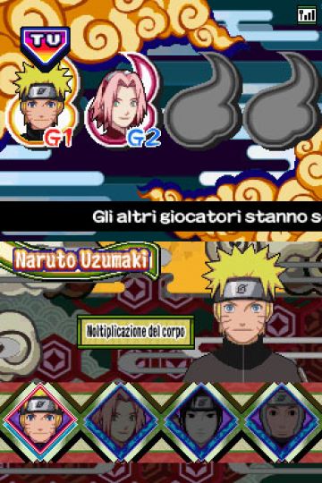 Immagine -1 del gioco Naruto Shippuden: Naruto vs Sasuke per Nintendo DS