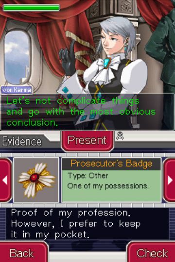 Immagine -17 del gioco Ace Attorney Investigations: Miles Edgeworth per Nintendo DS