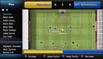 Immagine -4 del gioco Football Manager Handheld 2011 per PlayStation PSP