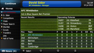 Immagine 0 del gioco Football Manager Handheld 2011 per PlayStation PSP
