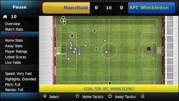 Immagine -9 del gioco Football Manager Handheld 2011 per PlayStation PSP