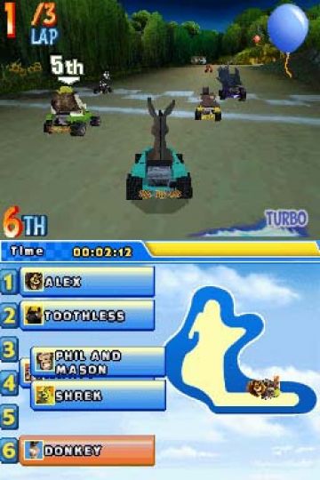 Immagine -4 del gioco DreamWorks Superstar Kartz per Nintendo DS