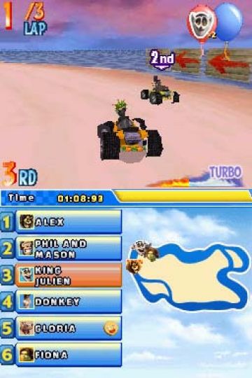 Immagine -2 del gioco DreamWorks Superstar Kartz per Nintendo DS
