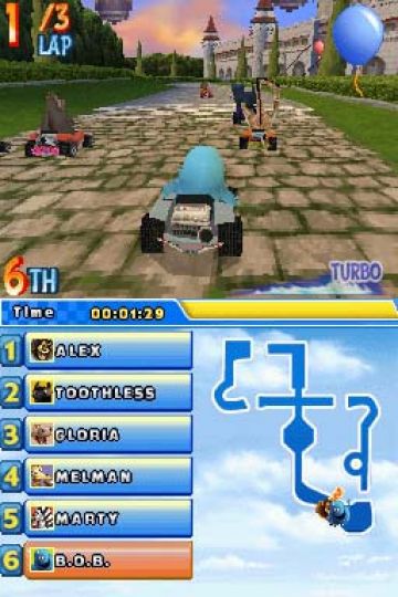 Immagine -1 del gioco DreamWorks Superstar Kartz per Nintendo DS