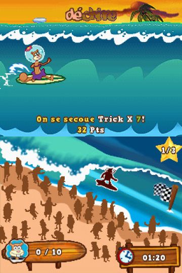 Immagine -5 del gioco SpongeBob: Surf & Skate Roadtrip per Nintendo DS