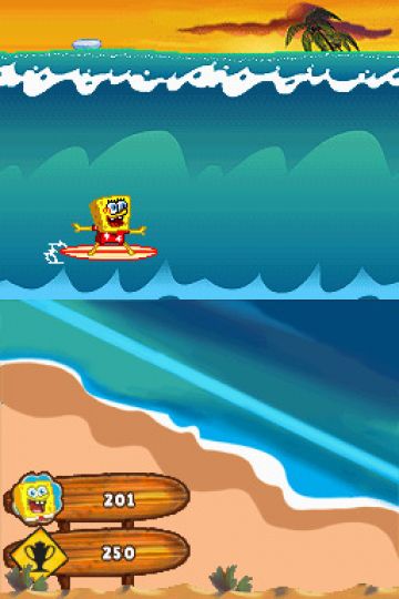 Immagine -5 del gioco SpongeBob: Surf & Skate Roadtrip per Nintendo DS