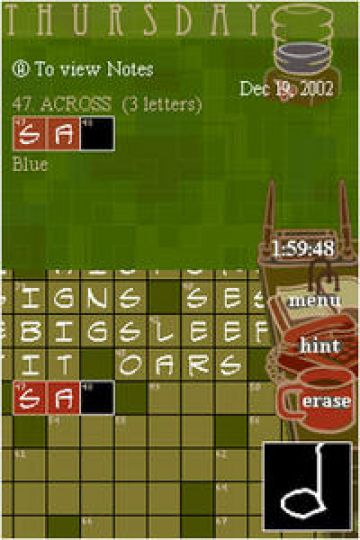 Immagine -4 del gioco The New York Times Crosswords per Nintendo DS