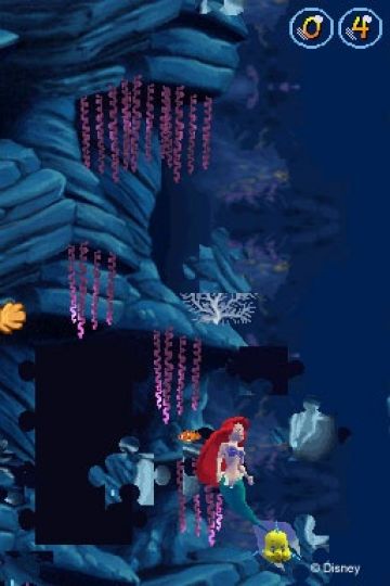 Immagine -2 del gioco La Sirenetta: Ariel e le Avventure Sottomarine per Nintendo DS