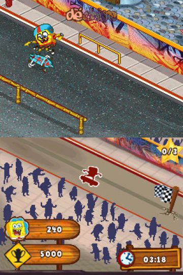 Immagine 0 del gioco SpongeBob: Surf & Skate Roadtrip per Nintendo DS