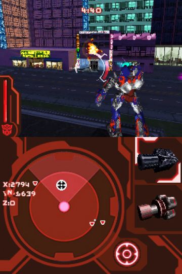 Immagine -14 del gioco Transformers: La Vendetta del Caduto per Nintendo DS