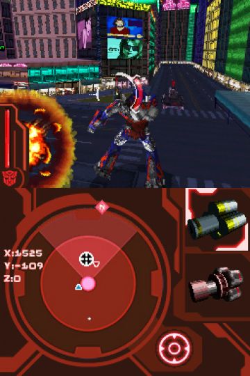 Immagine -1 del gioco Transformers: La Vendetta del Caduto per Nintendo DS