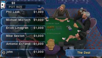 Immagine -4 del gioco World Poker Tour per PlayStation PSP