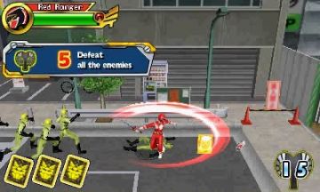 Immagine -4 del gioco Power Rangers Megaforce per Nintendo 3DS