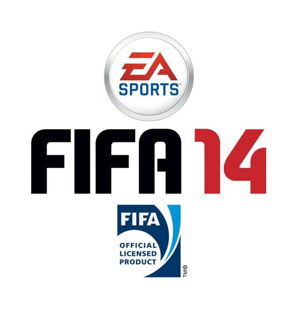 Logo del gioco FIFA 14 per PlayStation 2